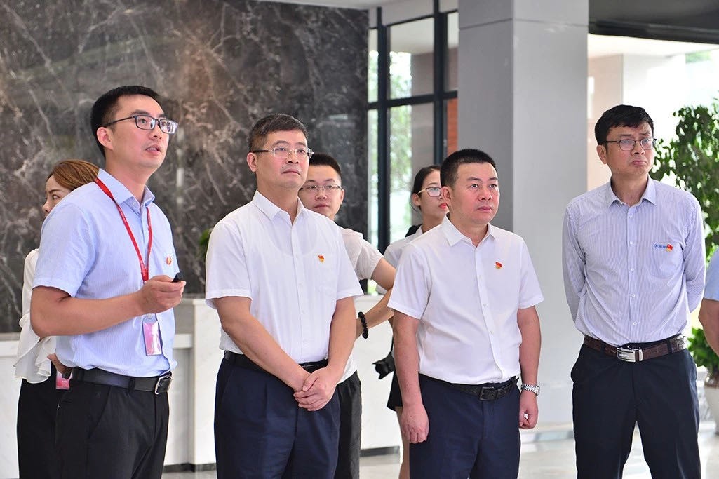 以党建引领古天乐太阳集团城发展丨长沙市委组织部调研古天乐太阳集团城