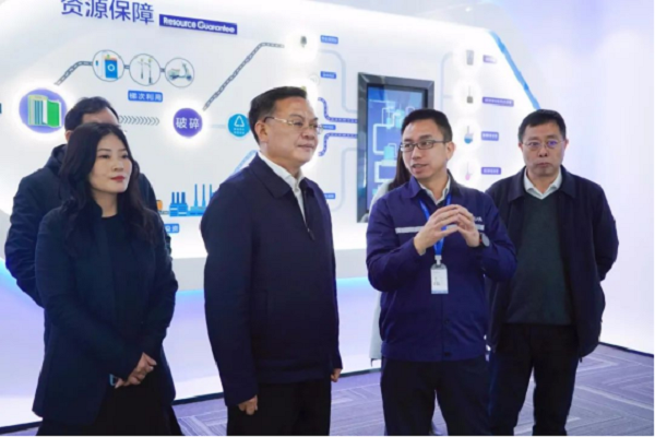 湖南省商务厅党组书记、厅长沈裕谋调研古天乐太阳集团城股份中部产业基地