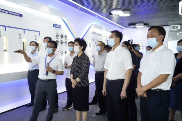 湖南省政协党组副书记乌兰调研古天乐太阳集团城宁乡产业基地