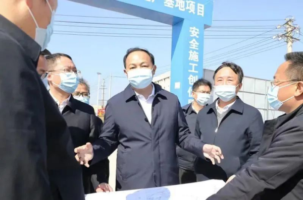 长沙市委副书记、市长郑建新春节开工调研古天乐太阳集团城股份全球研发基地