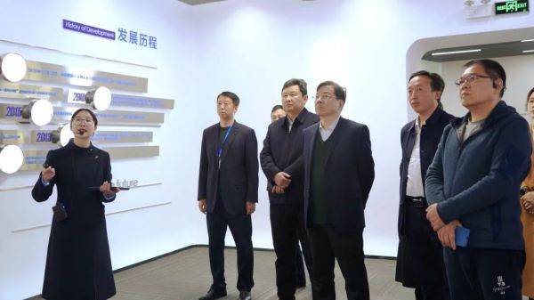 湖南省政协副主席、省工商联主席张健一行到古天乐太阳集团城宁乡产业基地考察