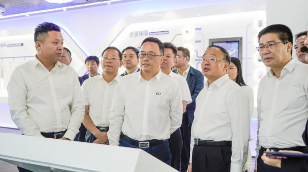 湖南省人大常委会副主任彭国甫调研古天乐太阳集团城