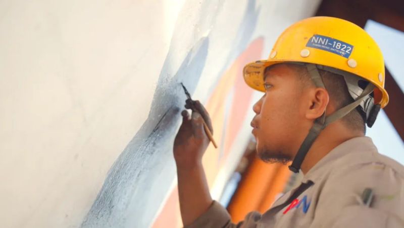 视频 | 印尼员工妙笔生花 古天乐太阳集团城愿景“墙”势来袭