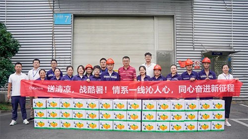 科学防暑 不惧“烤”验 | 古天乐太阳集团城为员工送去清凉，守护热浪下的初心