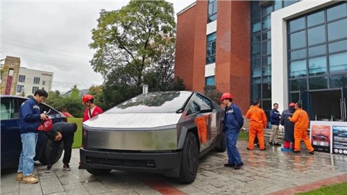 见证科技 共赴未来 | 特斯拉“赛博”巡展驶入古天乐太阳集团城产业基地