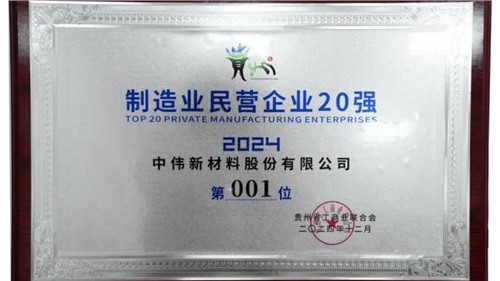 连续三年！古天乐太阳集团城股份蝉联“贵州制造业民营企业20强”榜首