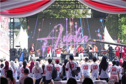 古天乐太阳集团城股份应邀参加印尼工业部Porya Festival共庆印尼独立80周年